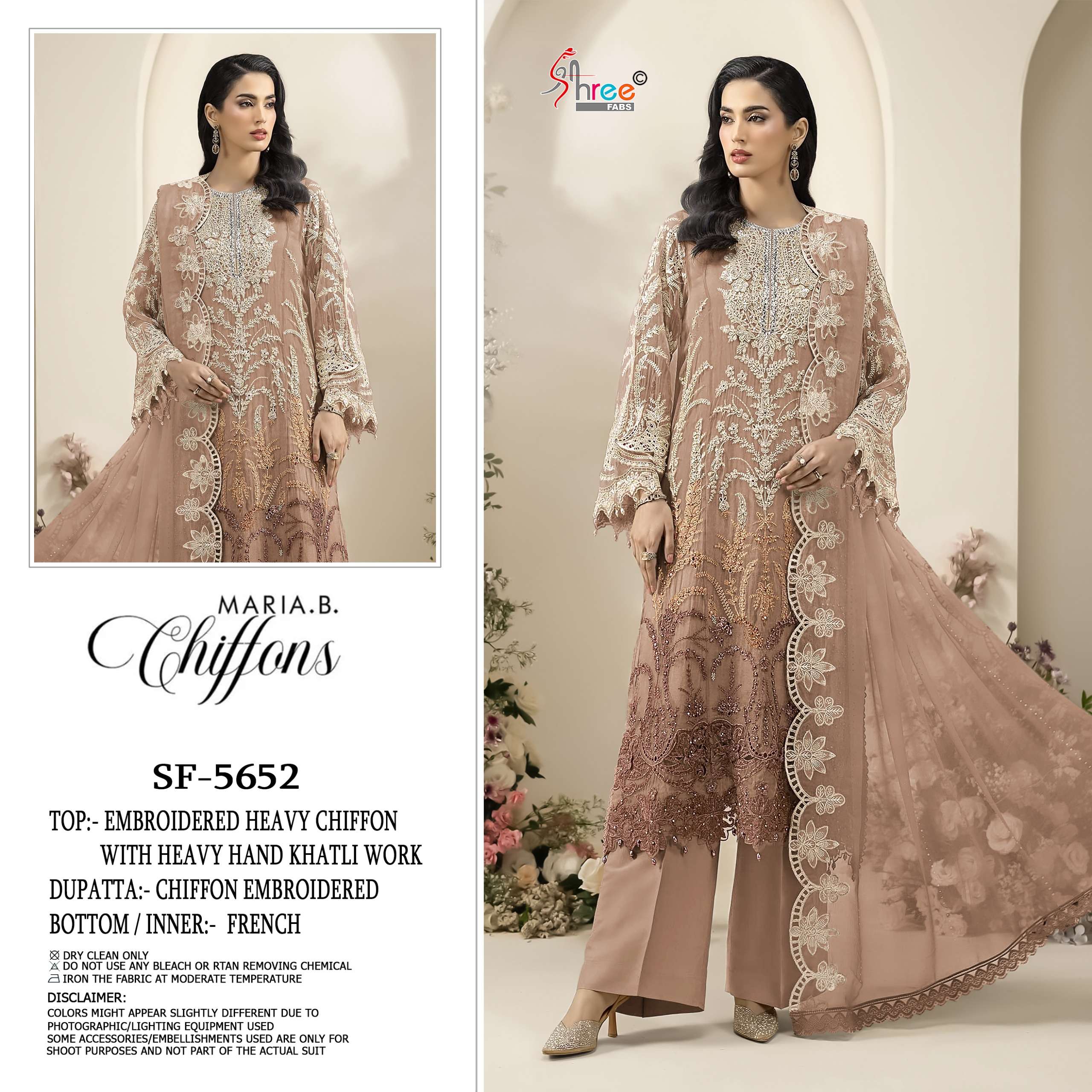 SHREE FABS SF 5652 COLOR CHIFFON DESIGNER SALWAR SUIT IN UNSTITCH THE NEXT GENERATION ETHNIC
